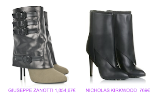 Botines de media caña 4 Giuseppe Zanotti vs Nicholas Kirkwood